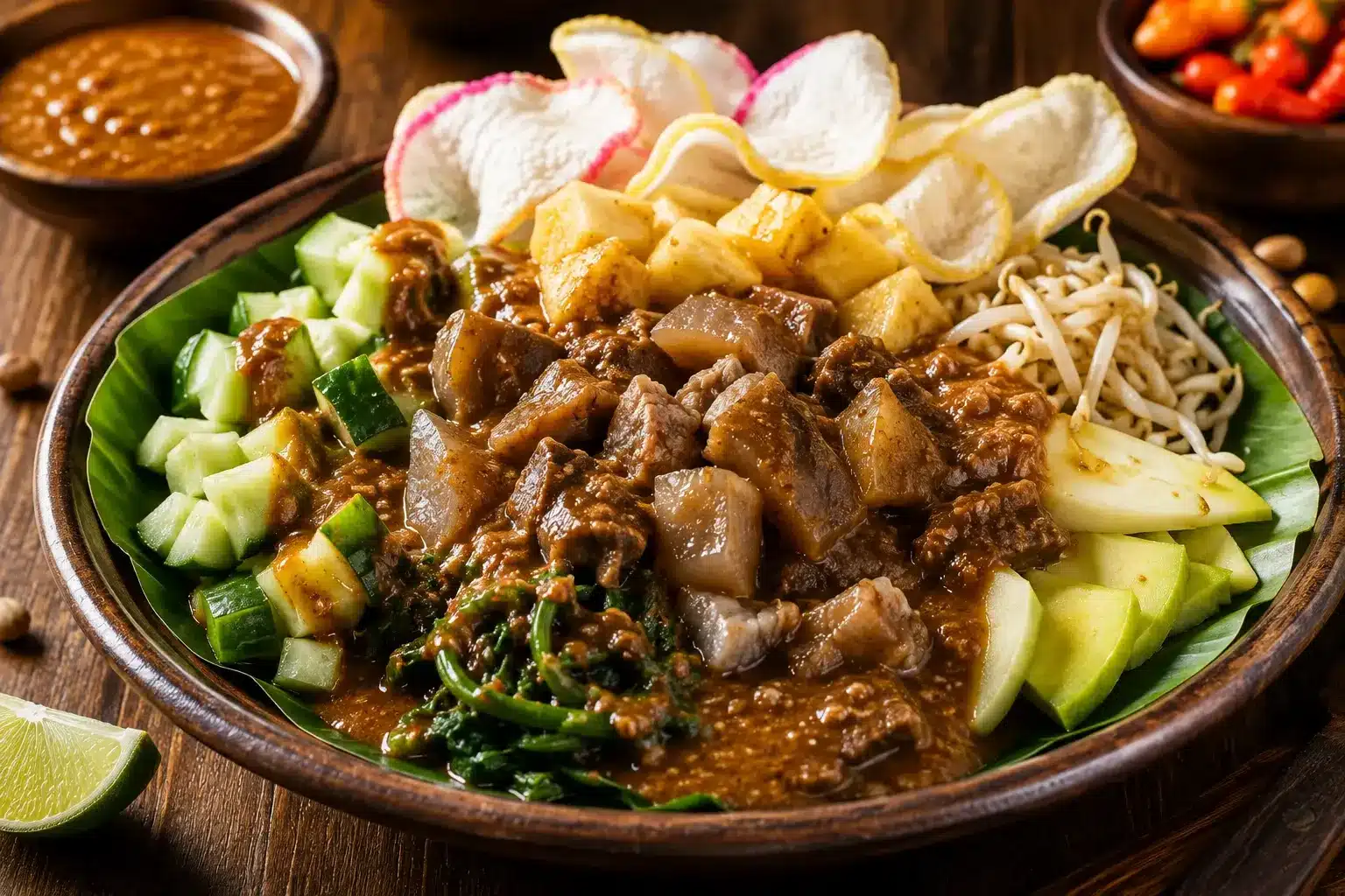 Rujak Cingur khas Jawa Timur